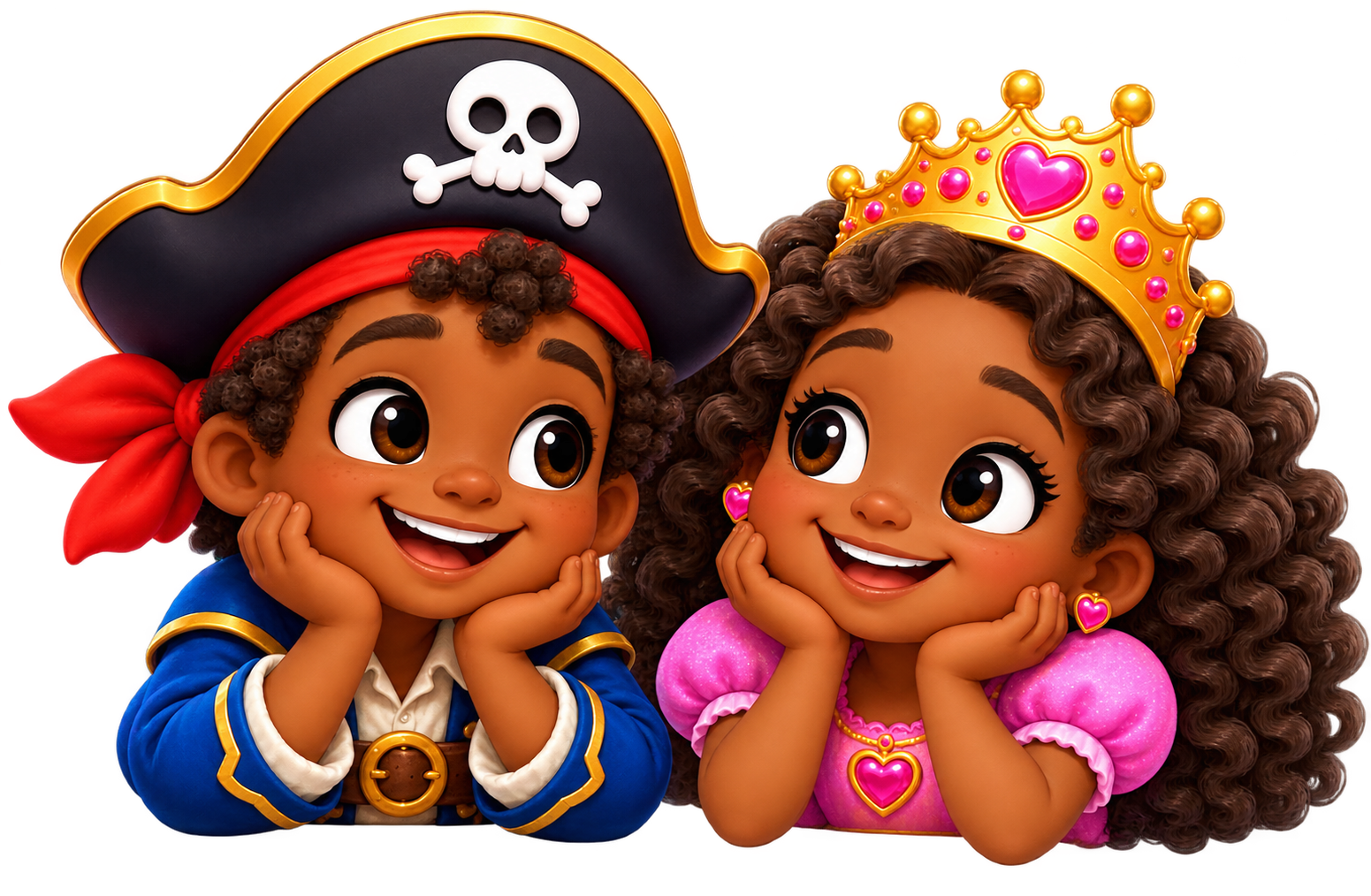 Puncee the Pirate and Prompteah the Princess, second character look