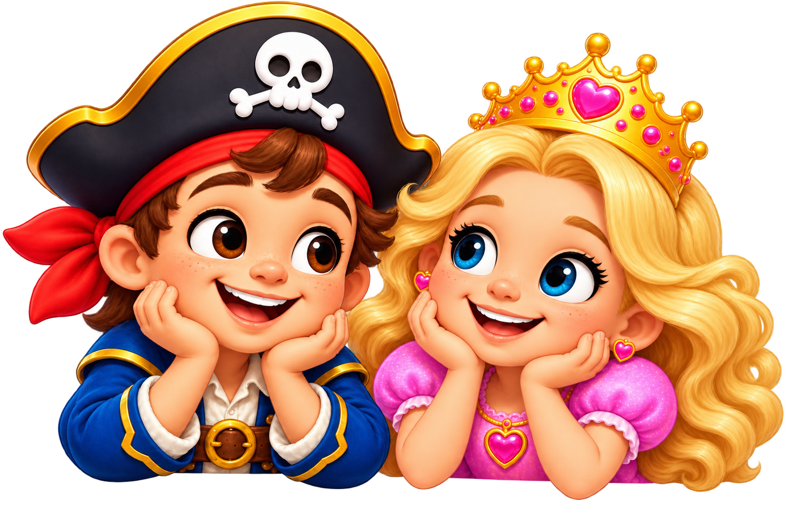 Puncee the Pirate and Prompteah the Princess